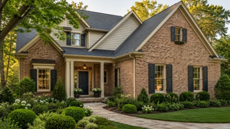 15 Stunning Exterior Brick and Paint Color Combinations