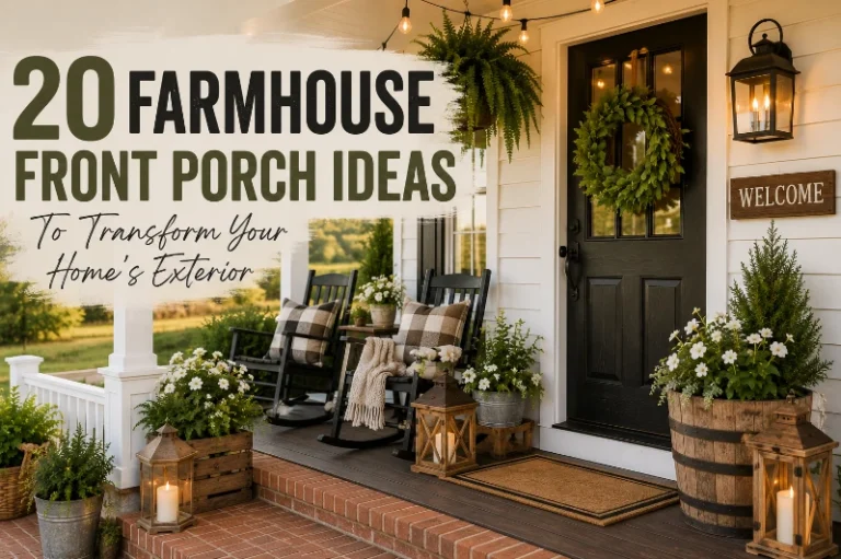 Farmhouse Front Porch Ideas That Make Every Entrance Feel Warm and Welcoming