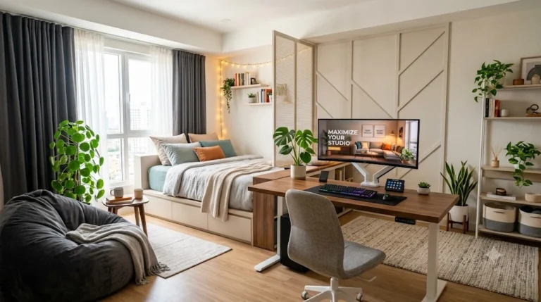 12 Decorating Ideas for Studio Apartments That Feel Bigger Than Your Lease