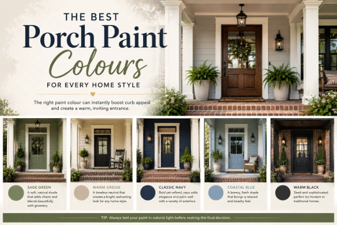 15 Seriously Clever Porch Paint Colors You’ll Love