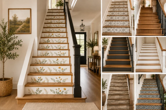 16 Stair Riser Ideas That Instantly Transform Your Home