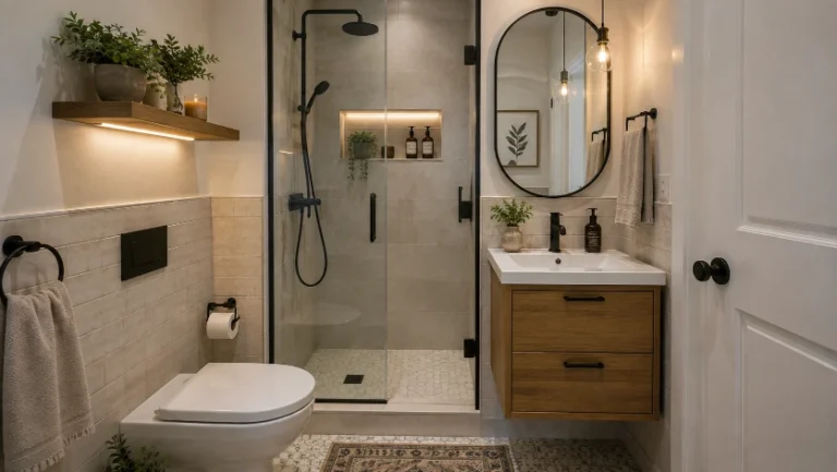 12 Space-Saving Tiny Bathroom Layouts That Feel Game-Changing