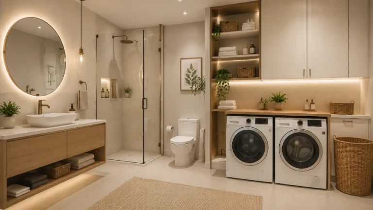18 Best Bathroom Laundry Combo Ideas for a Smarter, More Organized Space