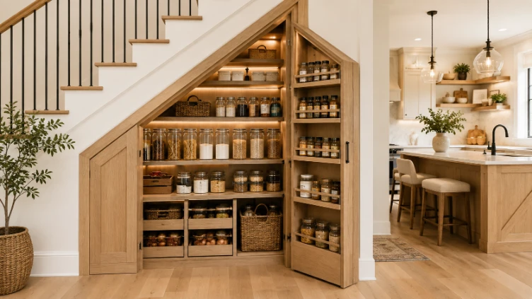17 Under Stairs Pantry Ideas That Are Seriously Clever and Space-Saving