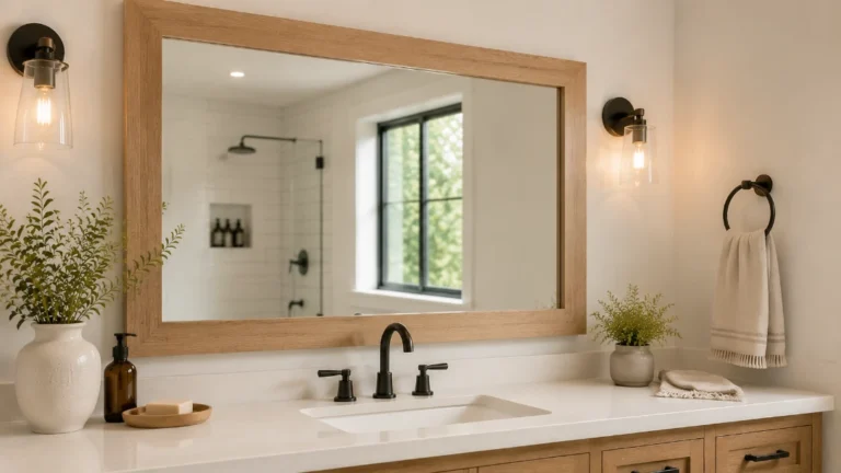 Bathroom Mirror Frame Ideas That Make Your Bathroom Look More Expensive