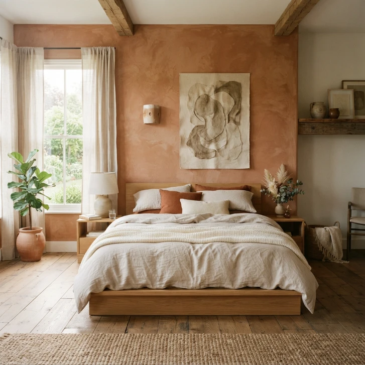 15 Grounding Earthy Bedroom Design Ideas for Natural Serenity